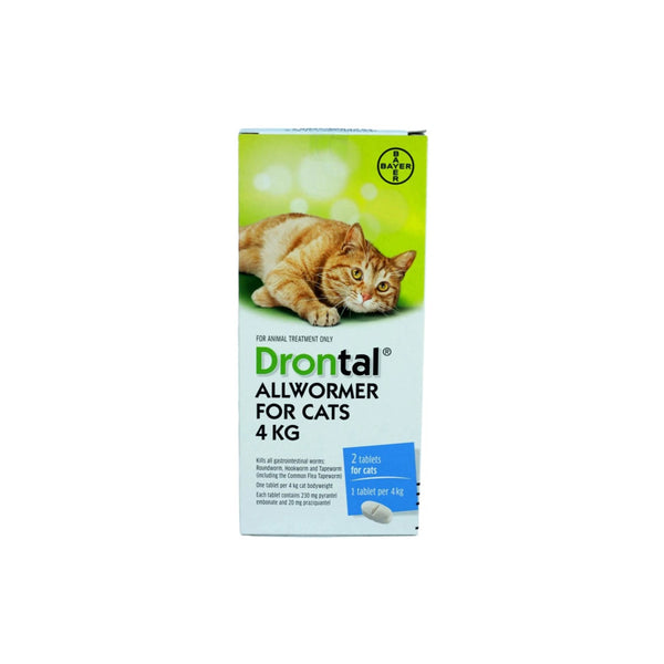 Drontal Cat Dewormer - 1 tablet per order