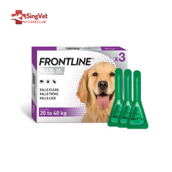 Frontline Plus Dog Spot-On (20-40kg) Large - Box of 3