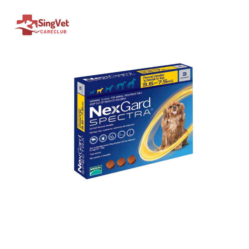 Nexgard hotsell spectra yellow