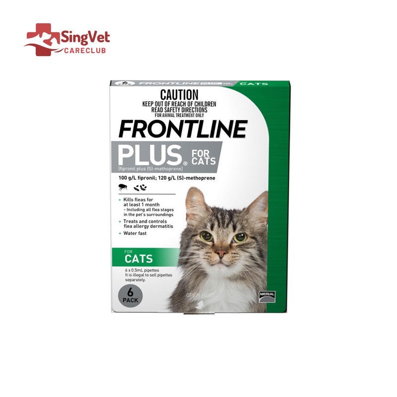 Frontline Plus Cat Spot-On - Box of 6