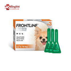 Frontline Plus Dog Spot On 0 10kg Small Box of 3 SingVet