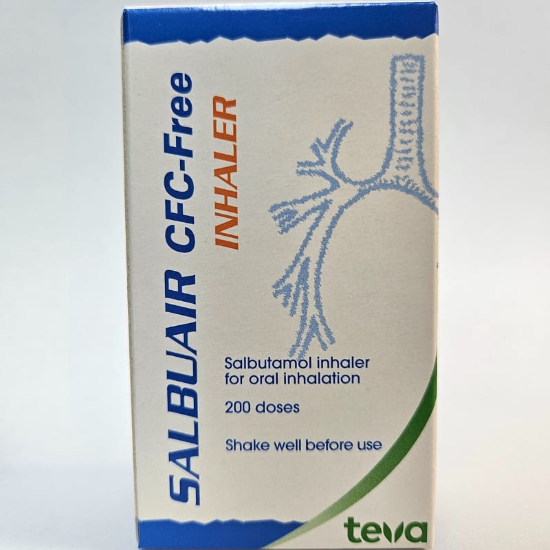 Salbutamol (salbuair) 100mcg Inhaler 200D