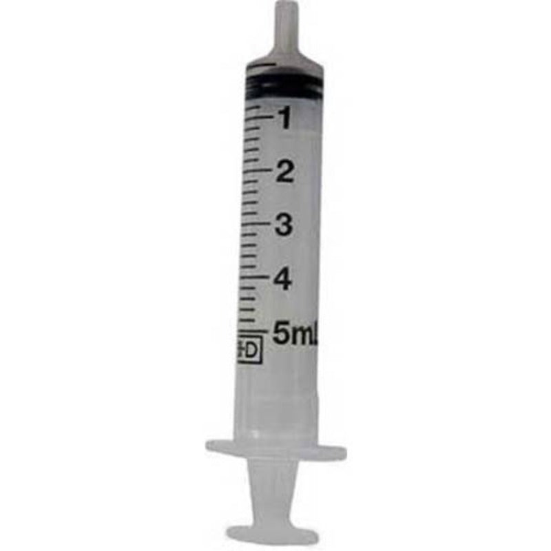 Syringe 5ml Luer Slip - sold in a set of 10