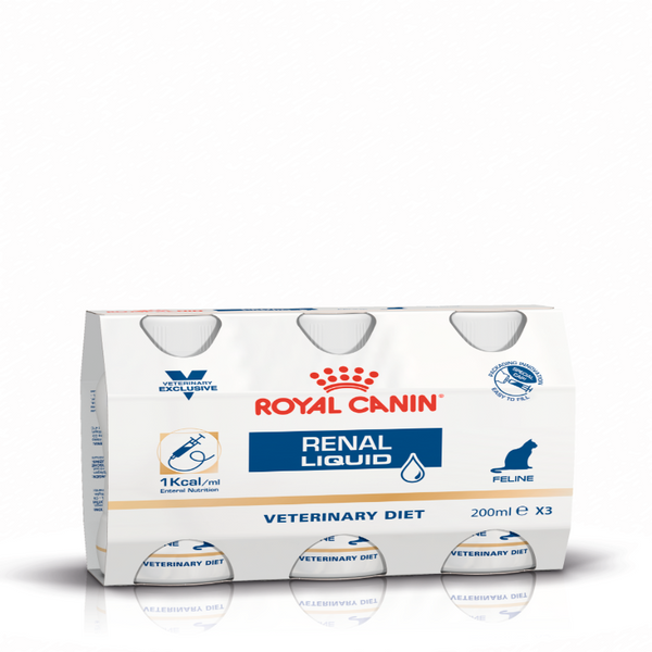 Royal Canin Cat Renal Liquid 200ml - sold in set of 3