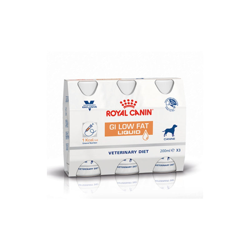 Royal Canin Dog Gastrointestinal Low Fat Liquid 200ml - sold in set of 3