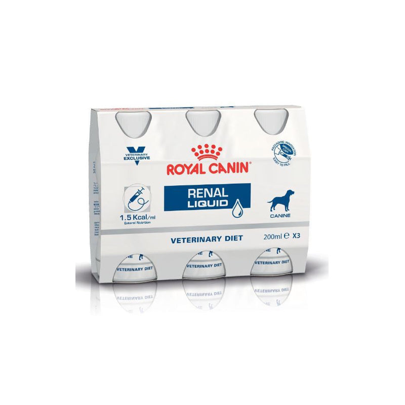 Royal Canin Dog Renal Liquid 200ml - sold in set of 3