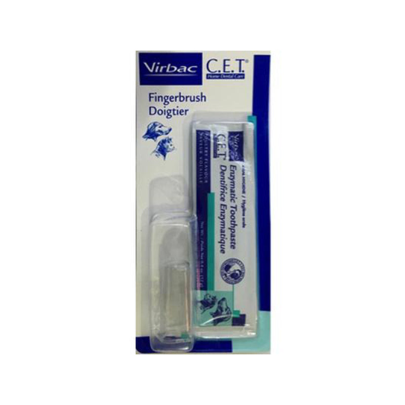 Virbac C.E.T Finger-brush (Clear) W/TP