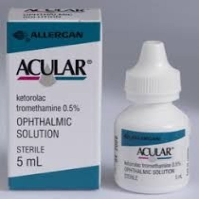 ACULAR (Ketorolac tromethamine 0.5%) opthalmic solution (5ml)