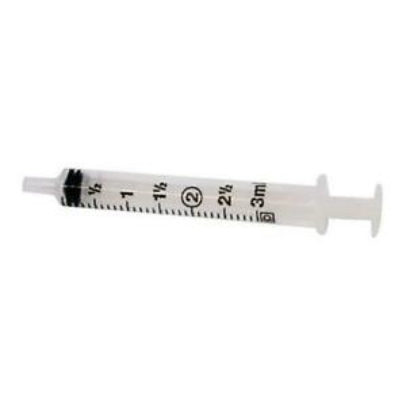 Syringe 3ml Luer Slip - sold in a set of 10