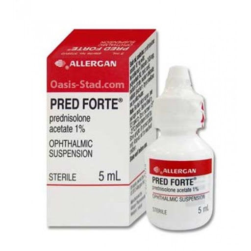 PRED FORTE (Prednisolone acetate 1%) ophthalmic suspension, 5ml bottle